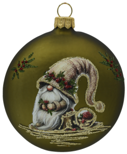 Glass Christmas Ornament OLIWKOWY MAT