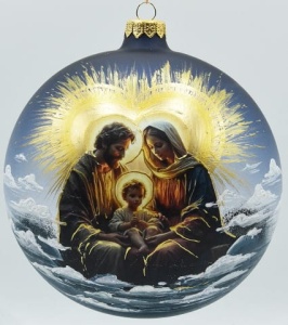 Luxurious Glass Christmas Ornament