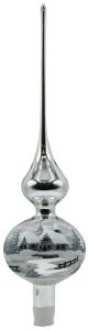 Glass Christmas Ornament Landscape S001