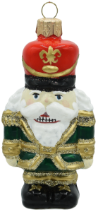 Glass Christmas Ornament Shiny White