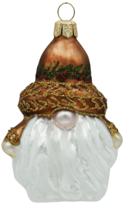 Glass Christmas Ornament Matt White