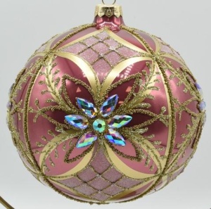 Glass Christmas Ornament F347
