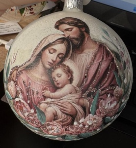 Glass Christmas Ornament