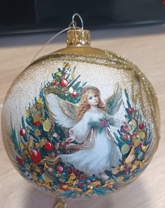 Glass Christmas Ornament