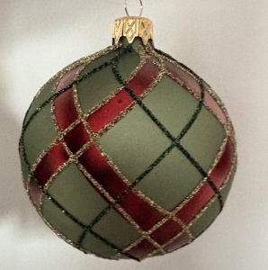 Glass Christmas Ornament