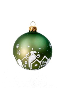 Glass Christmas Ornament