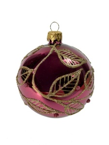 Glass Christmas Ornament F347