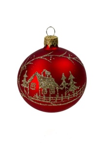 Glass Christmas Ornament