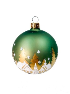 Glass Christmas Ornament