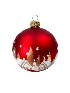 Glass Christmas Ornament