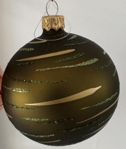 Glass Christmas Ornament OLIWKOWY MAT