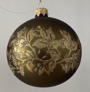 Glass Christmas Ornament OLIWKOWY MAT