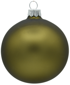 Glass Christmas Ornament OLIWKOWY MAT