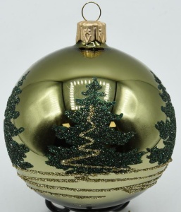 Glass Christmas Ornament P266