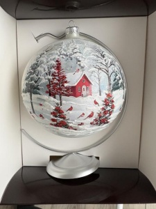 Luxurious Glass Christmas Ornament