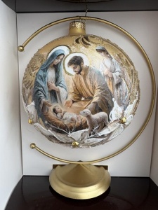 Luxurious Glass Christmas Ornament