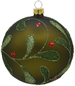 Glass Christmas Ornament OLIWKOWY MAT