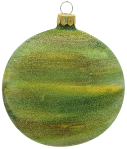 Glass Christmas Ornament Pearl White