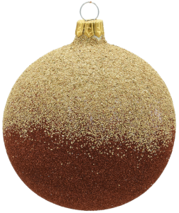 Glass Christmas Ornament Matt White