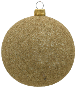 Glass Christmas Ornament Matt White