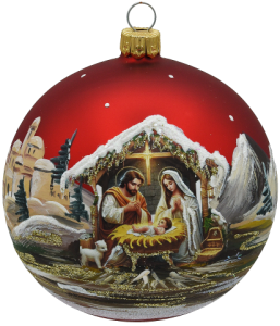 Glass Christmas Ornament