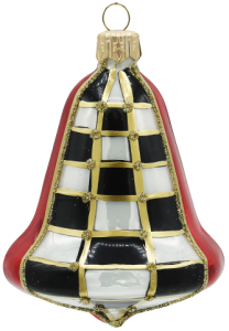 Glass Christmas Ornament Shiny White