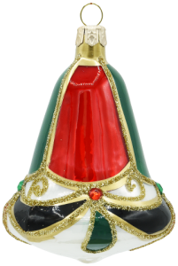 Glass Christmas Ornament Shiny White