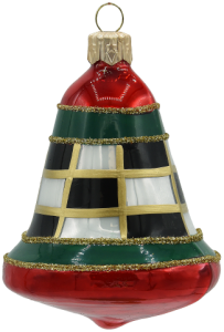 Glass Christmas Ornament Shiny White