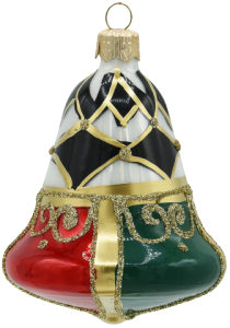 Glass Christmas Ornament Shiny White